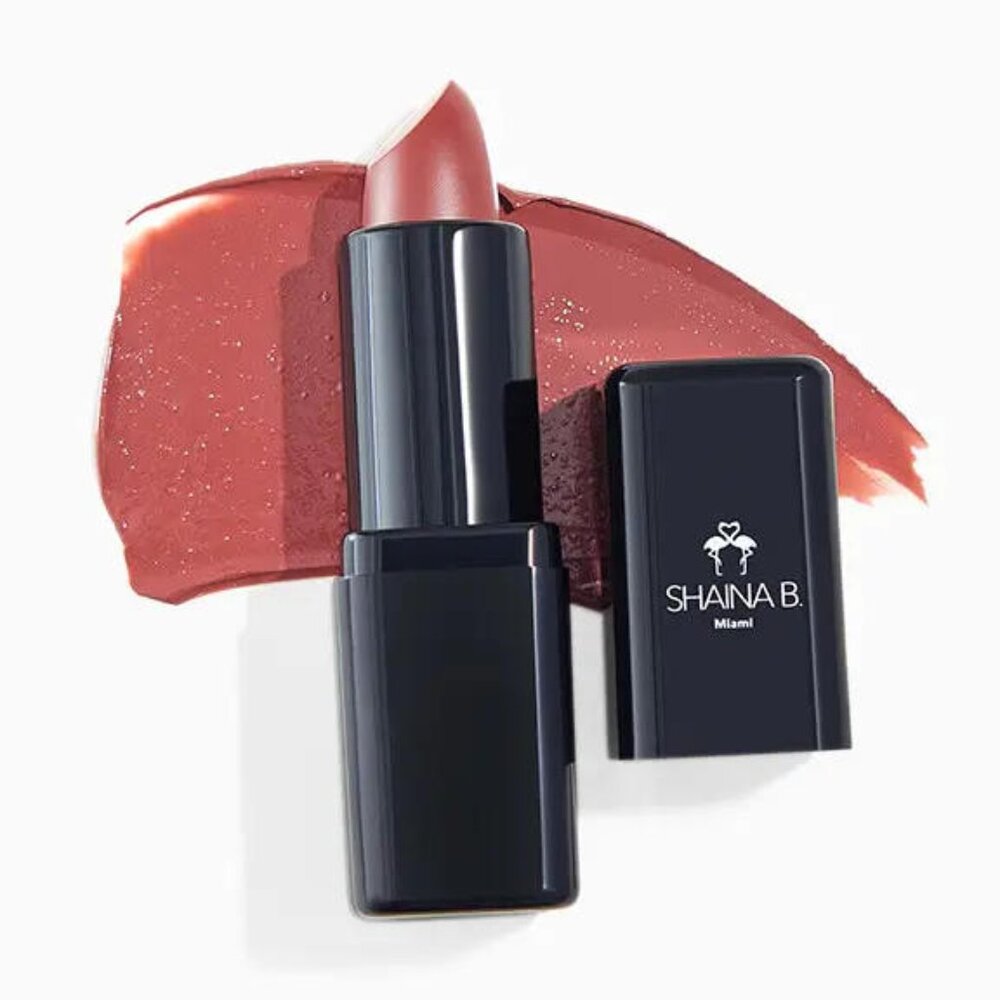 NWT SHAINA B MIAMI  Lipstick - Hibiscus Island (satin pink)